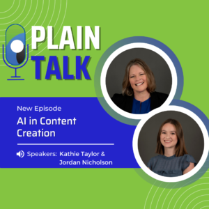Plain Talk About Marketing: AI in content creation