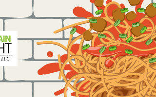 DOes your marketing pass the Spaghetti test graphic